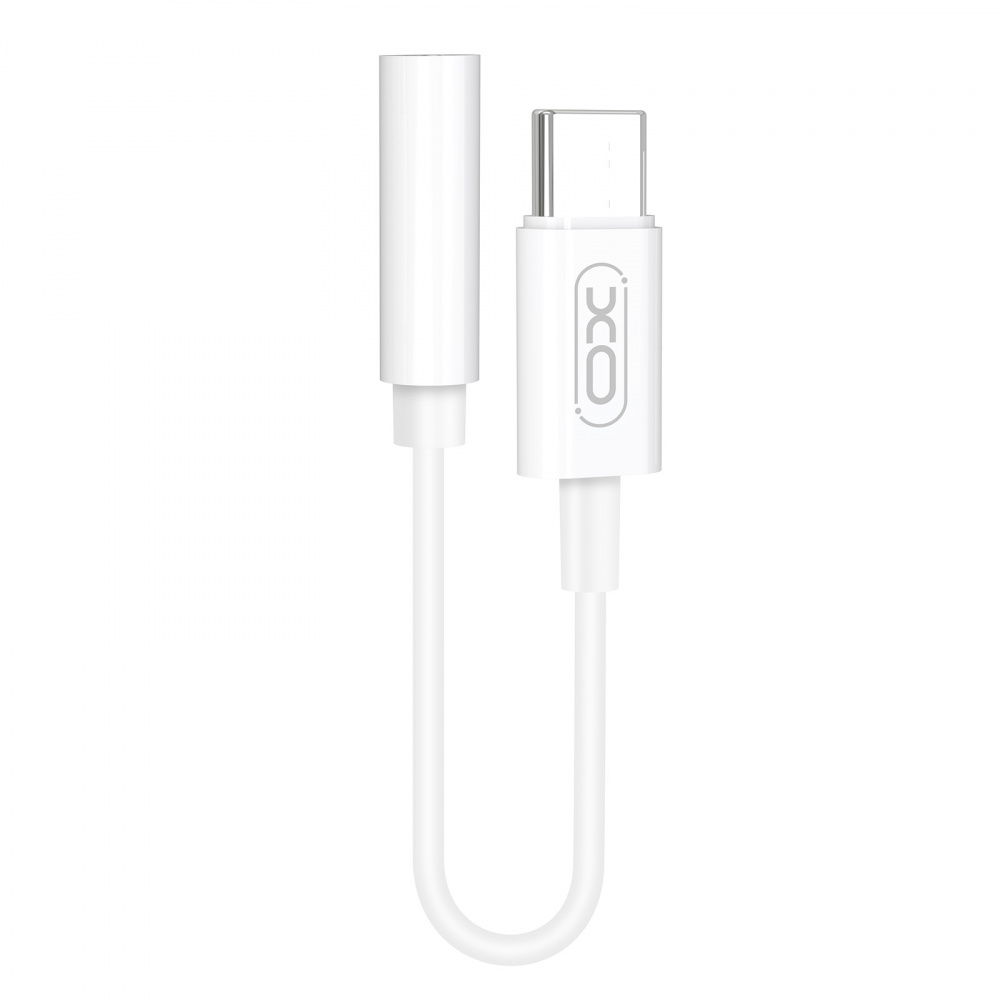 Адаптер XO NB-R161 USB Type-C - 3.5 мм (M/F), 0.14м, White (NB-R161.white) | ARAGO