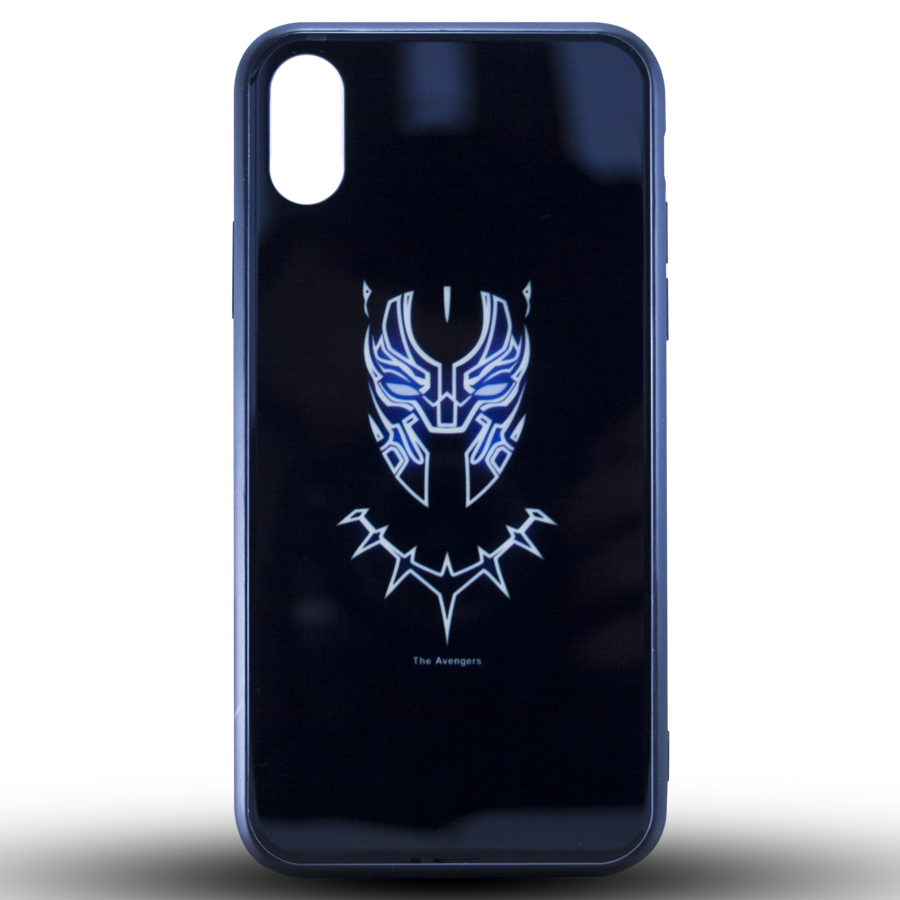 Силикон LUMINOUS GLASS iPhone XS Max Black Panther | ARAGO