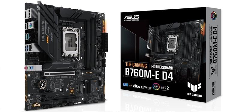 Материнська плата Asus TUF Gaming B760M-E D4 Socket 1700 | ARAGO
