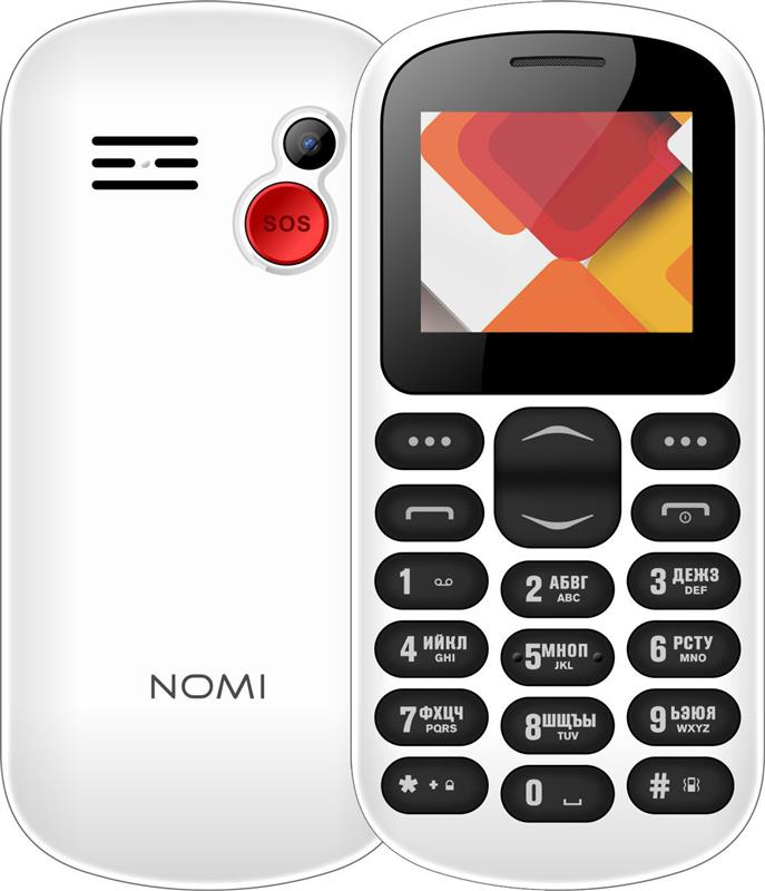 Мобильный телефон Nomi i187 Dual Sim White | ARAGO
