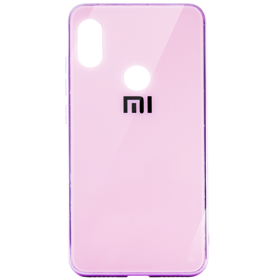Силикон Glass Case Samsung A20E розовый | ARAGO