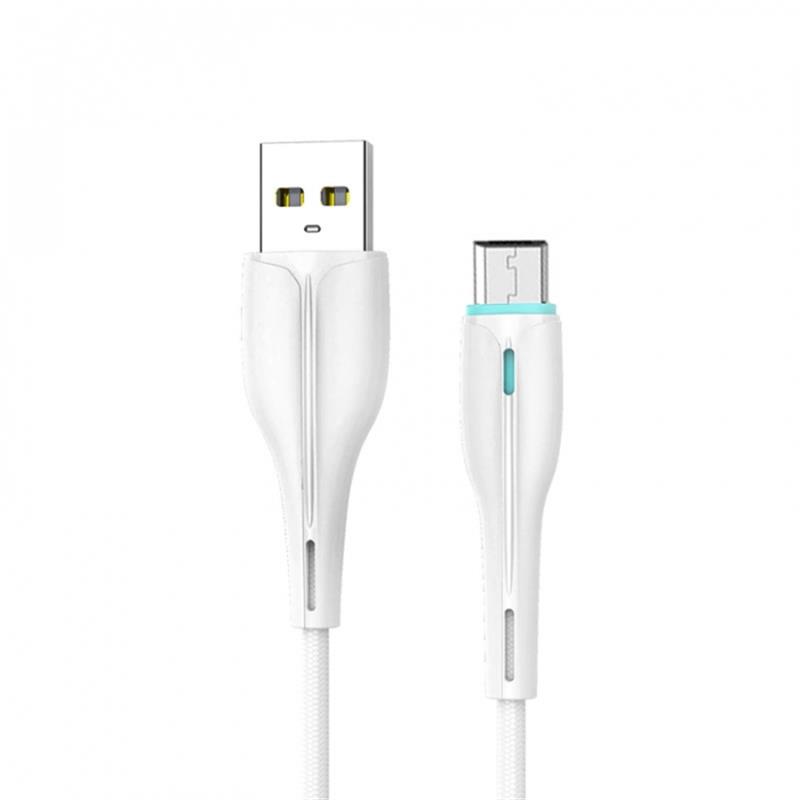 Кабель SkyDolphin S48V USB - micro USB (M/M), 1 м, White (USB-000427) | ARAGO