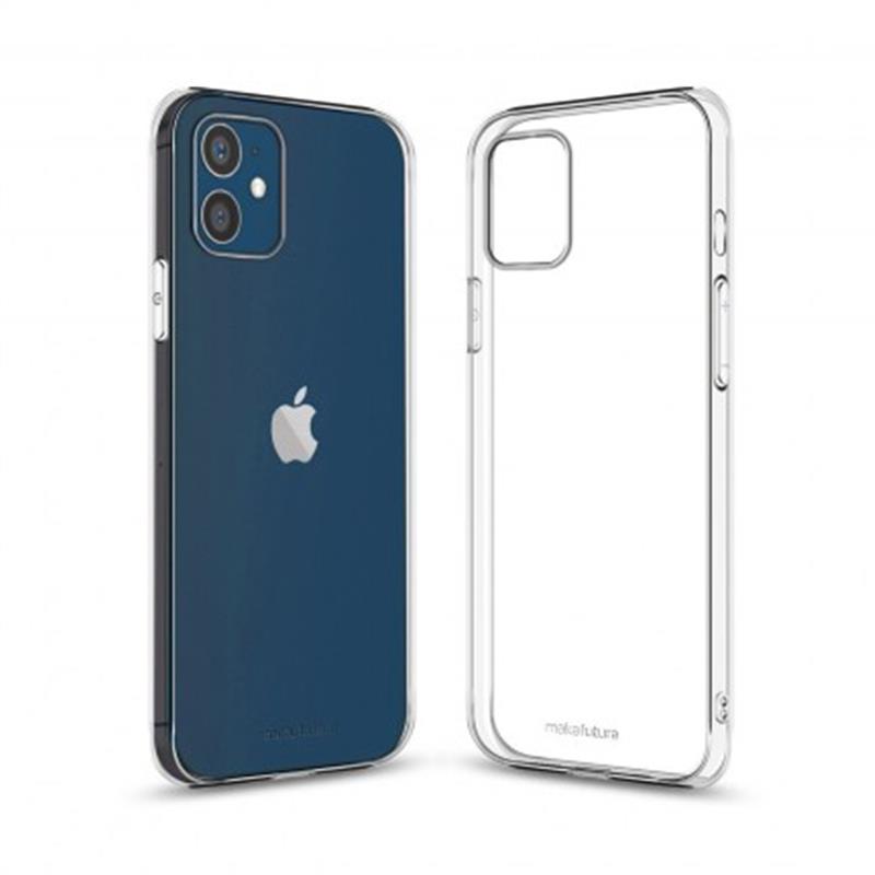 Чехол-накладка MakeFuture Air для Apple iPhone 12 Mini Clear (MSFA-AI12M) + стекло | ARAGO