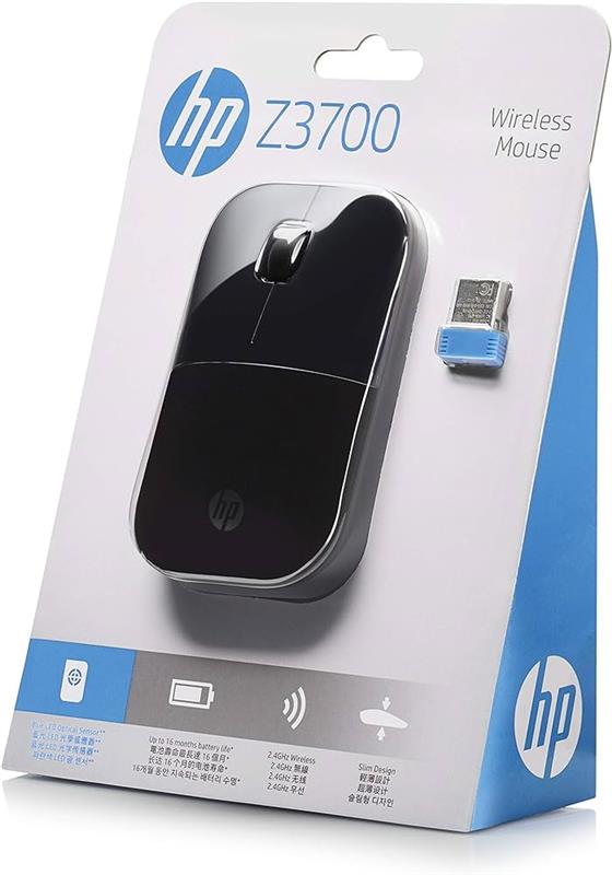 Миша бездротова HP Z3700 Black (V0L79AA) | ARAGO