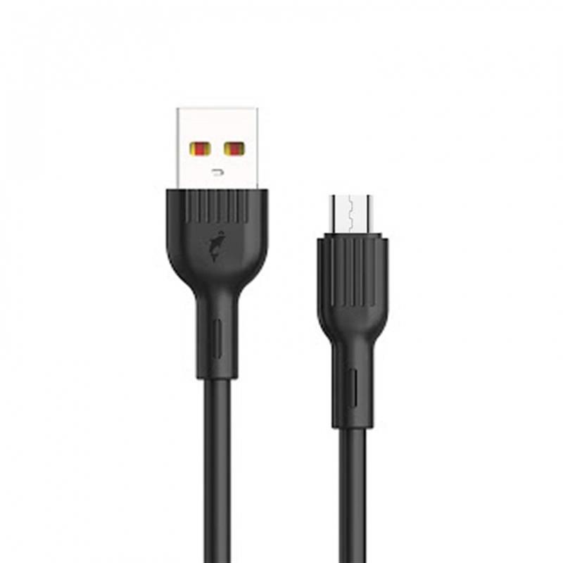 Кабель SkyDolphin S03V USB - micro USB (M/M), 1 м, Black (USB-000420) | ARAGO