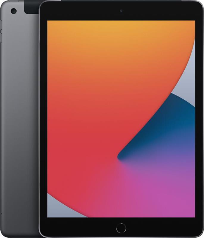 Планшетный ПК Apple A2429 iPad 10.2 (2020) Wi-Fi 4G 32GB Space Grey (MYMH2RK/A) | ARAGO