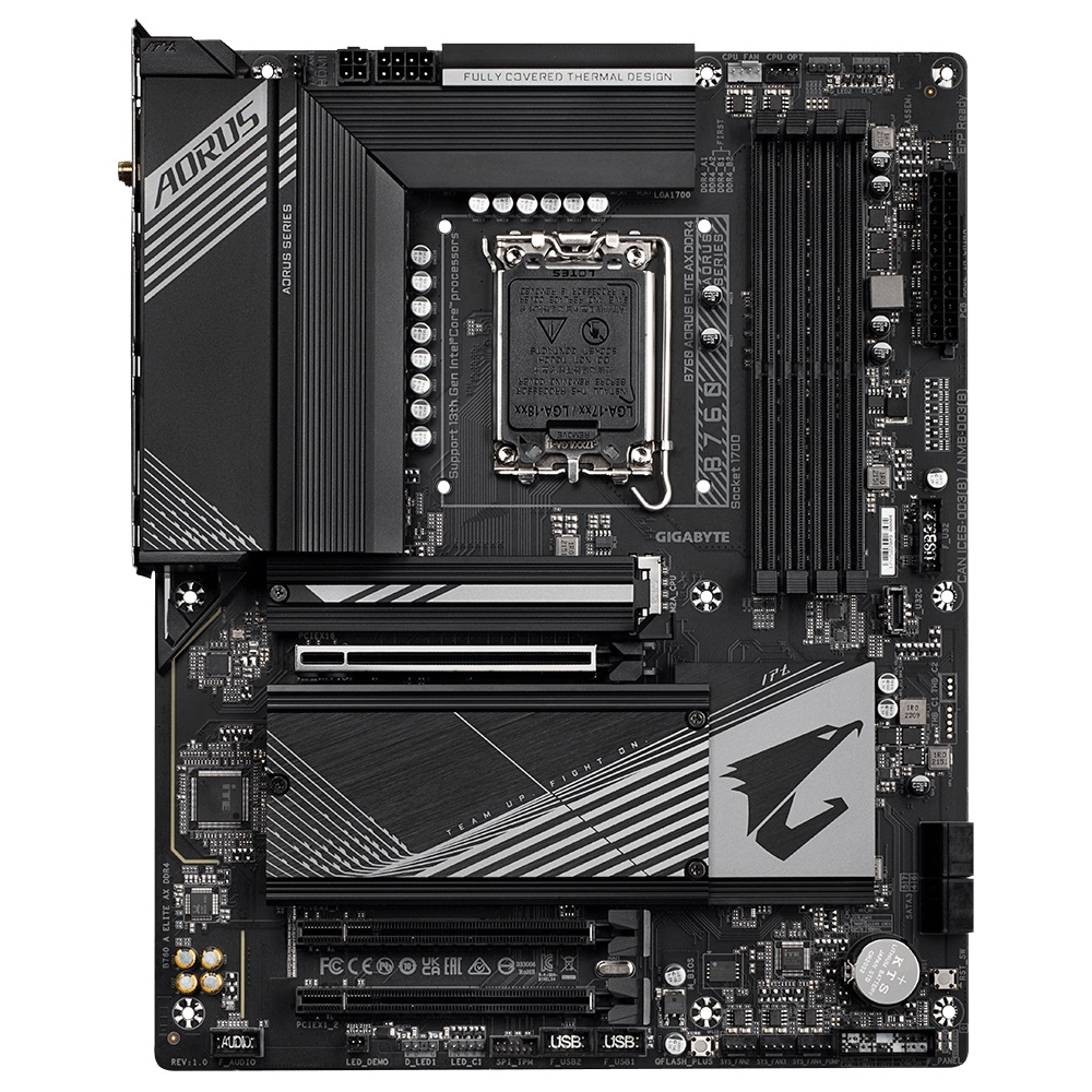 Материнська плата Gigabyte B760 Aorus Elite AX DDR4 Socket 1700 | ARAGO