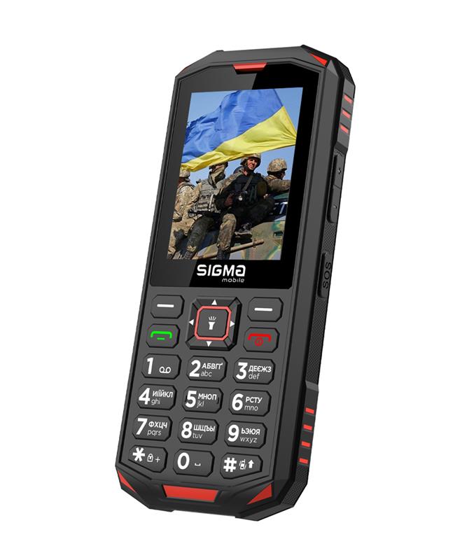Мобільний телефон Sigma mobile X-treme PA68 Dual Sim Black/Red (4827798466520) | ARAGO