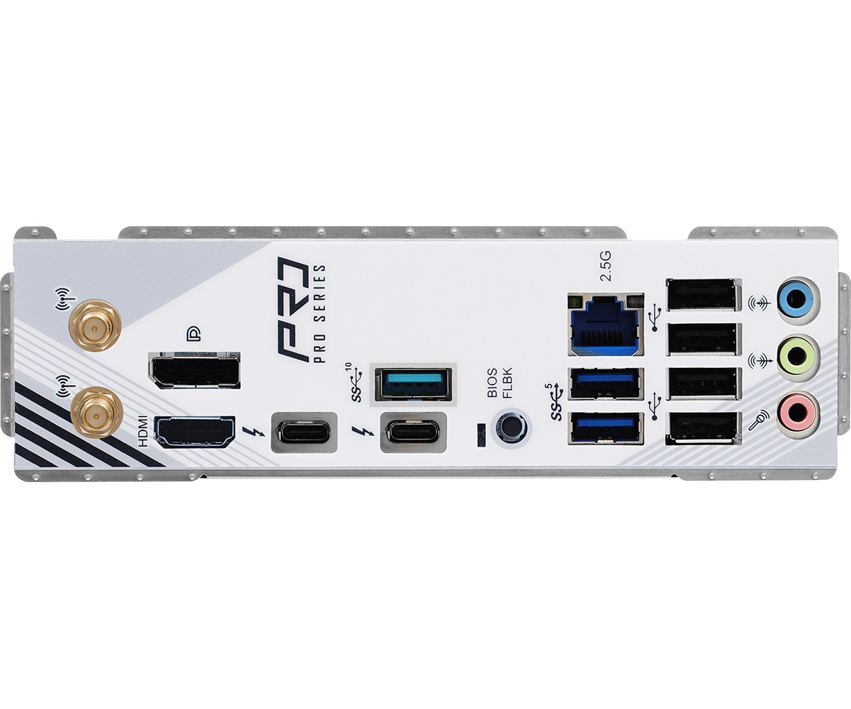 Материнська плата ASRock Z890 Pro RS WiFi White Socket 1851 | ARAGO