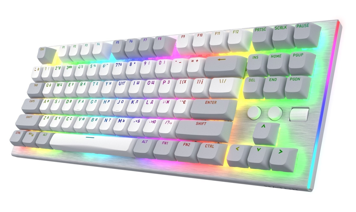 Клавіатура Hator Gravity TKL Orange White (HTK561UA) | ARAGO