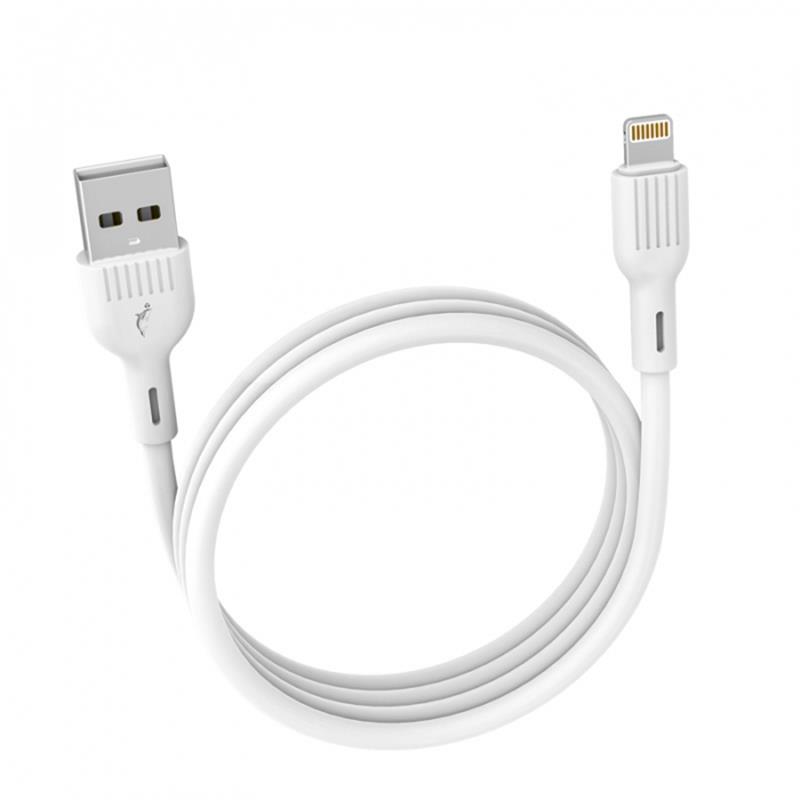 Кабель SkyDolphin S03L USB - Lightning (M/M), 1 м, White (USB-000417) | ARAGO