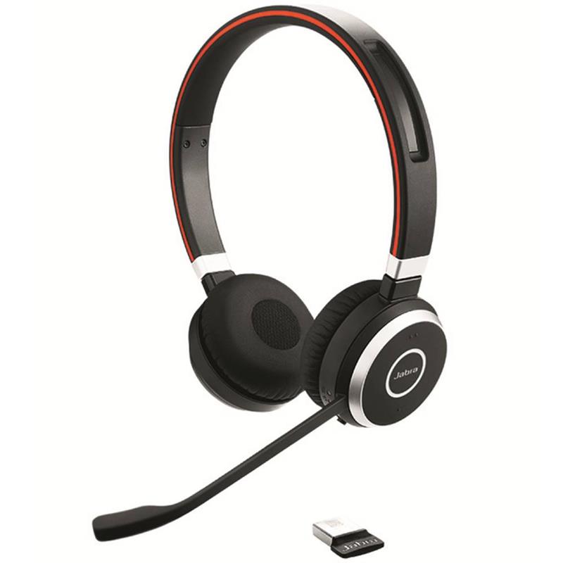 Bluetooth-гарнітура Jabra Evolve 65 SE MS Stereo Black (6599-833-309) | ARAGO