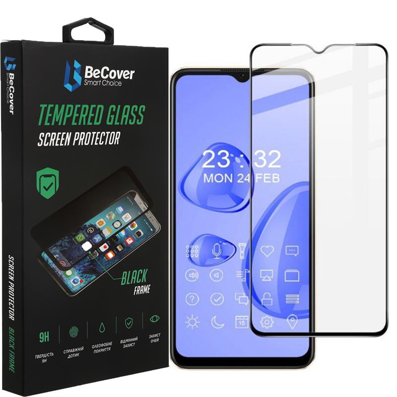 Захисне скло BeCover для Oppo A57s Black (708550) | ARAGO