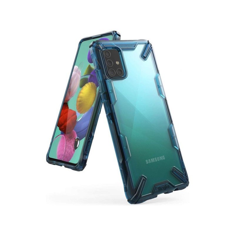 Чехол-накладка Ringke Fusion X для Samsung Galaxy A71 SM-A715 Space Blue (RCS4695) | ARAGO