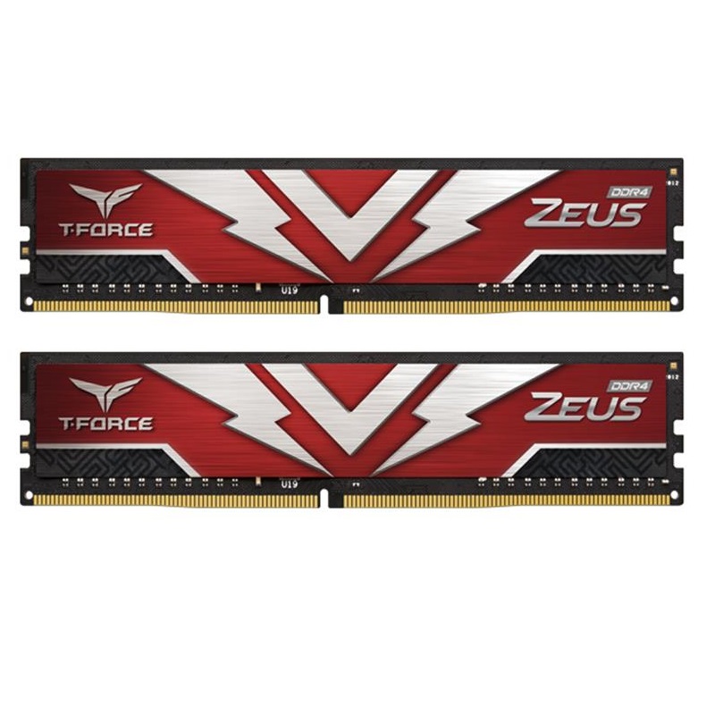 DDR4 2х8GB/2666 Team T-Force Zeus Red (TTZD416G2666HC19DC01) | ARAGO