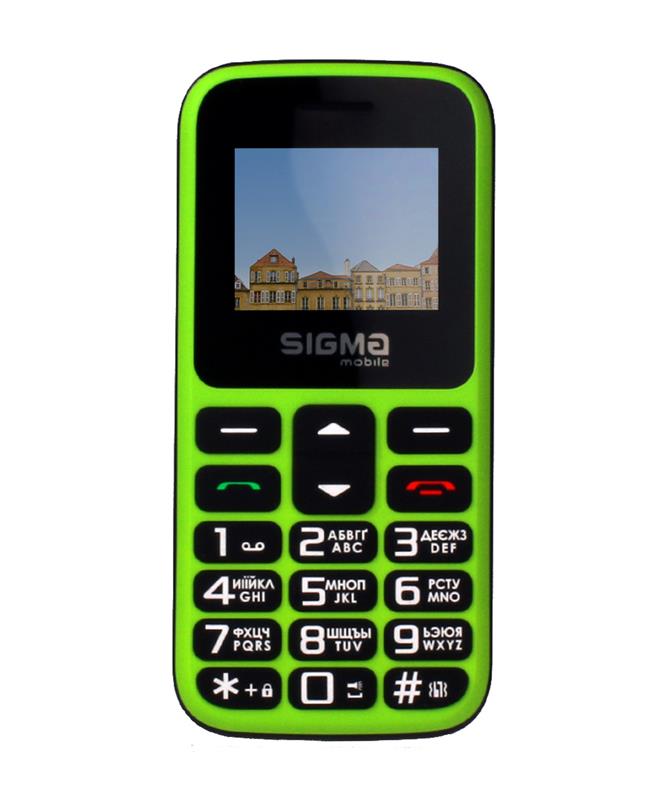 Мобільний телефон Sigma mobile Comfort 50 Hit 2020 Dual Sim Green (4827798120941) | ARAGO