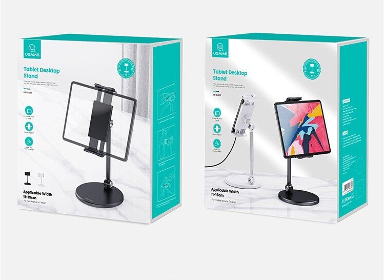 Тримач настільний Usams US-ZJ057 Black (ZJ057ZJ01) | ARAGO