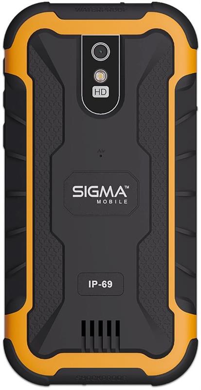 Смартфон Sigma mobile X-treme PQ20 Dual Sim Black/Orange (4827798875421) | ARAGO
