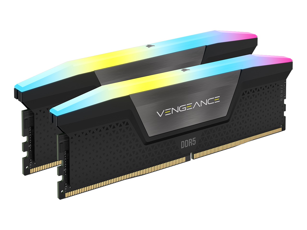Модуль пам`ятi DDR5 2x24GB/6000 Corsair Vengeance RGB Black (CMH48GX5M2E6000C36) | ARAGO