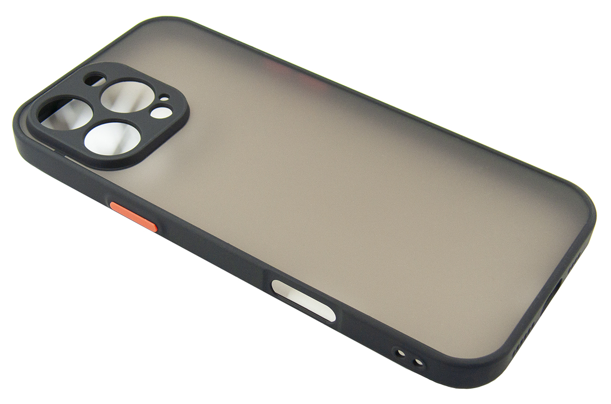 Чохол-накладка Dengos Matt для Apple iPhone 16 Pro Max Black (DG-TPU-MATT-151) | ARAGO