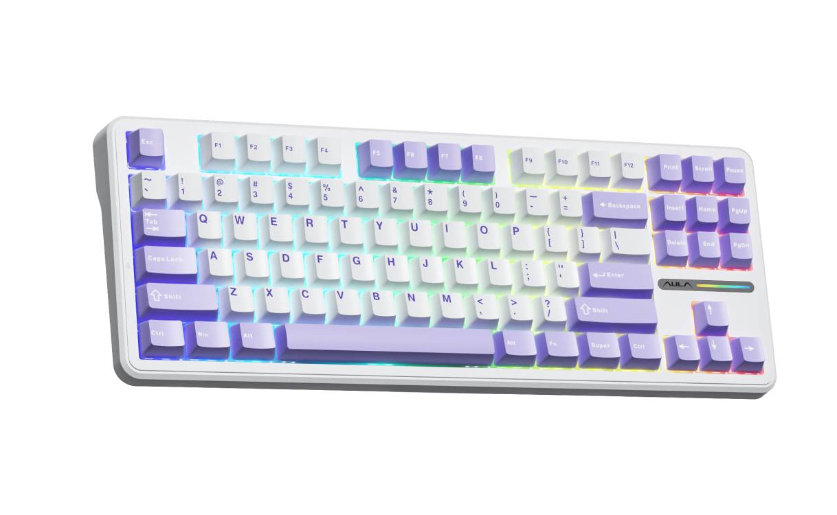 Клавіатура Aula F87 White (6948391202464) | ARAGO