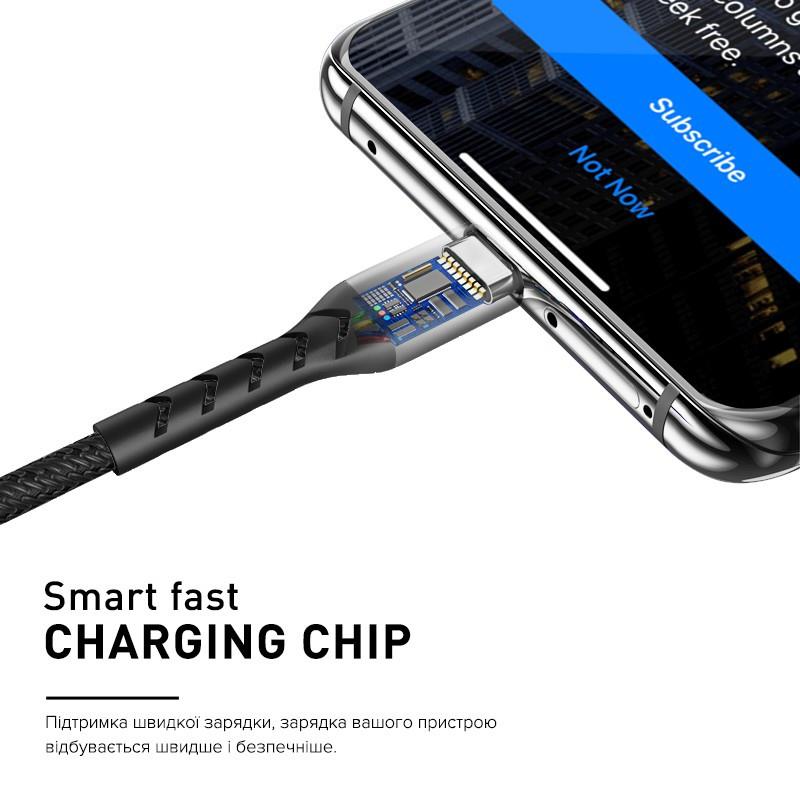 Кабель Luxe Cube Kevlar USB - micro USB (M/M), 1.2 м, райдужний (8886668686259) | ARAGO