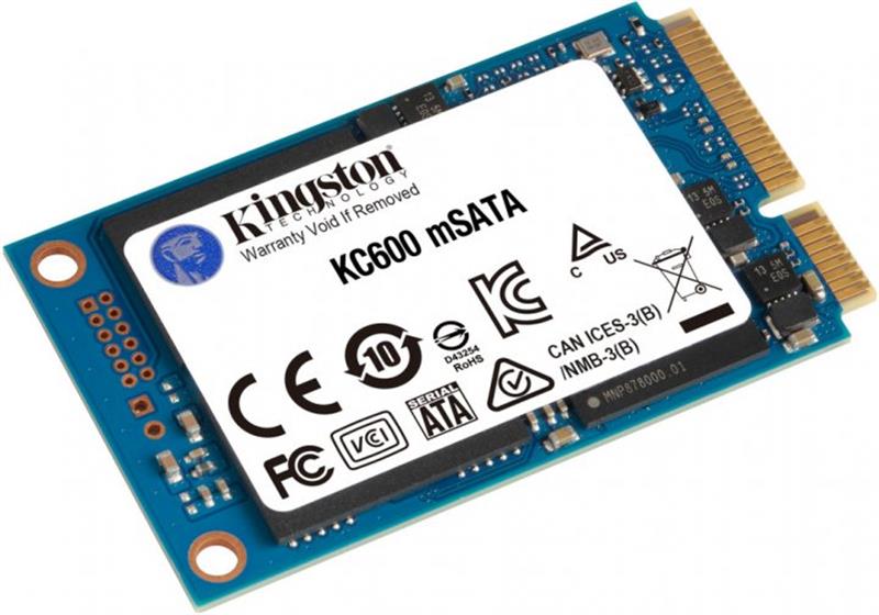 Накопичувач SSD 1ТB Kingston KC600 mSATA SATAIII 3D TLC (SKC600MS/1024G) | ARAGO