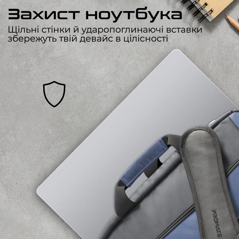 Сумка для ноутбука Promate Limber-MB Black | ARAGO
