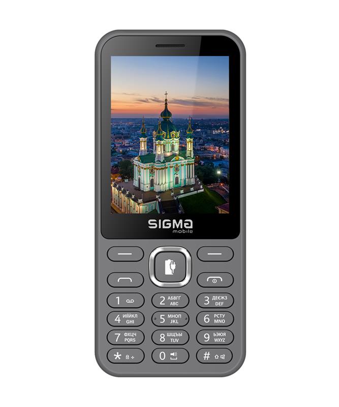 Мобiльний телефон Sigma mobile X-style 31 Power Type-C Dual Sim Grey | ARAGO