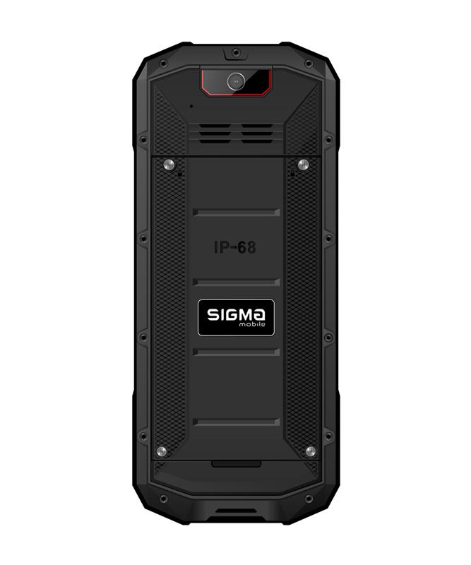 Мобільний телефон Sigma mobile X-treme PA68 Dual Sim Black/Red (4827798466520) | ARAGO