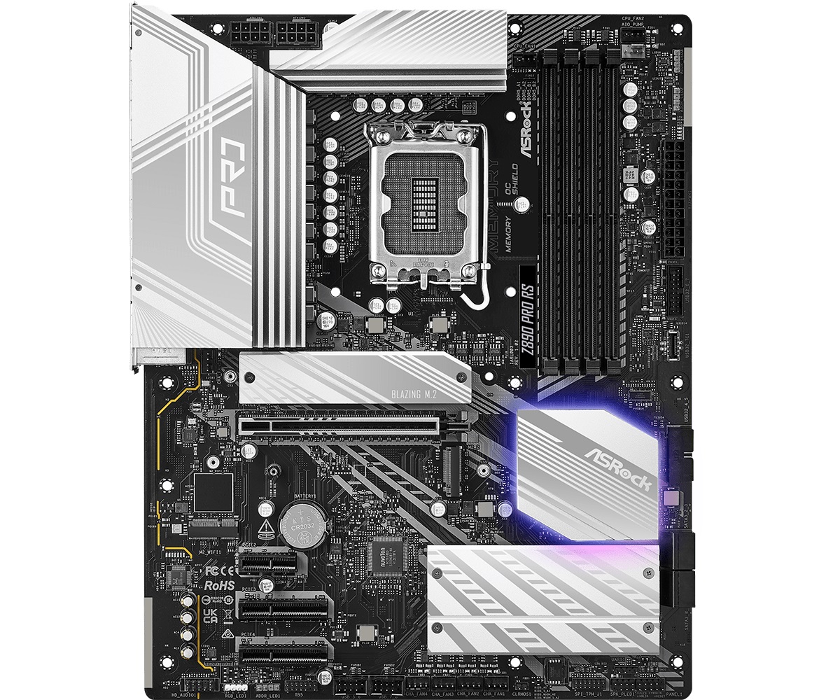 Материнська плата ASRock Z890 Pro RS Socket 1851 | ARAGO
