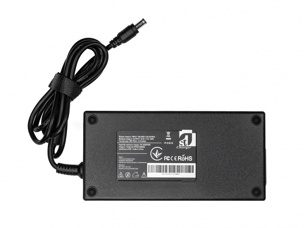 Блок живлення 1StCharger для ноутбука Sony 19.5V 150W 7.7A 6.5x4.4мм (AC1STSO150WA2) | ARAGO