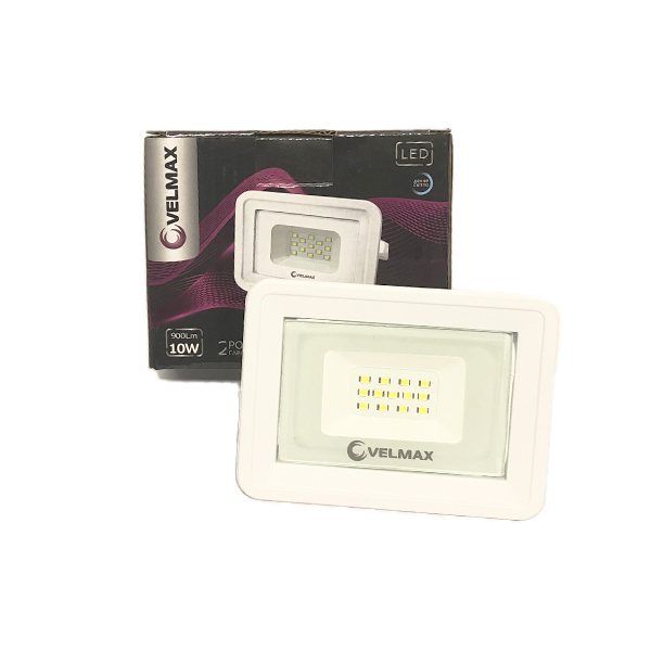 картинка LED прожектор Velmax, 10W, 900Lm, 6200К от магазина Компания+