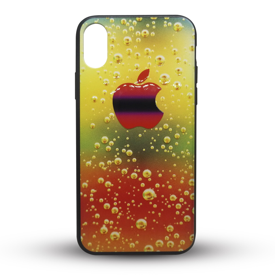 Силикон 3D RAIN iPhone XS Max оранжевый | ARAGO