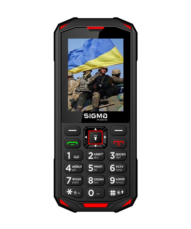 Мобільний телефон Sigma mobile X-treme PA68 Dual Sim Black/Red (4827798466520) | ARAGO