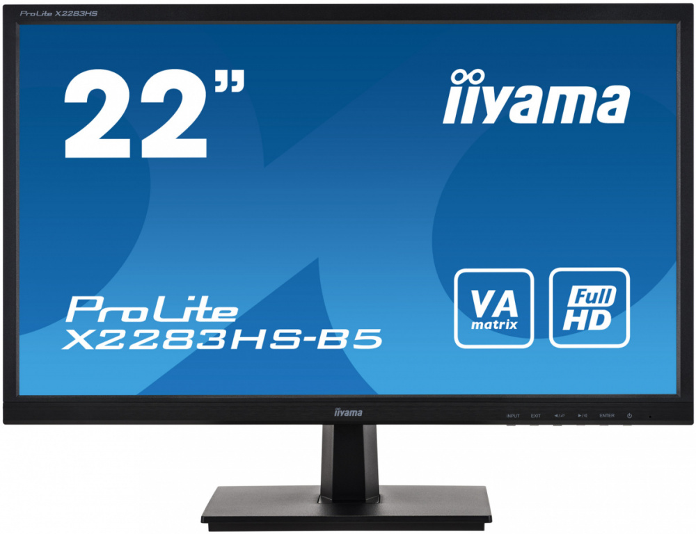 Iiyama 21.5" X2283HS-B5 VA Black | ARAGO
