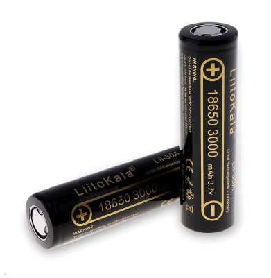 Аккумулятор LiitoKala 18650 Li-Ion 3000 mAh Black | ARAGO