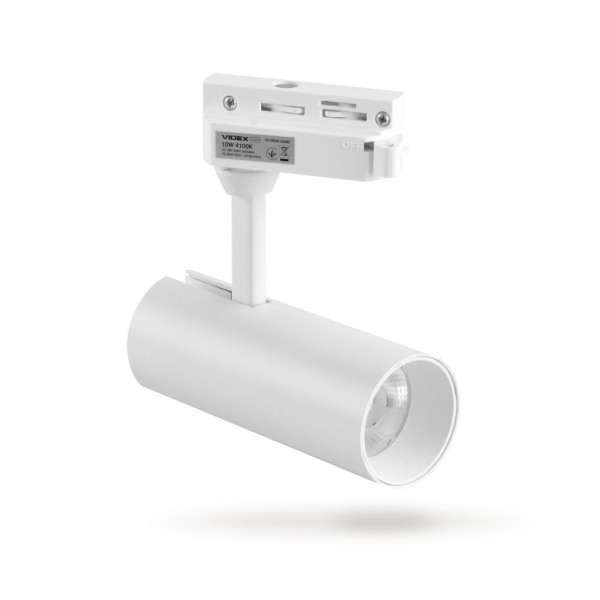 картинка LED світильник трековий VIDEX 10W 4100K білий от магазина Компания+