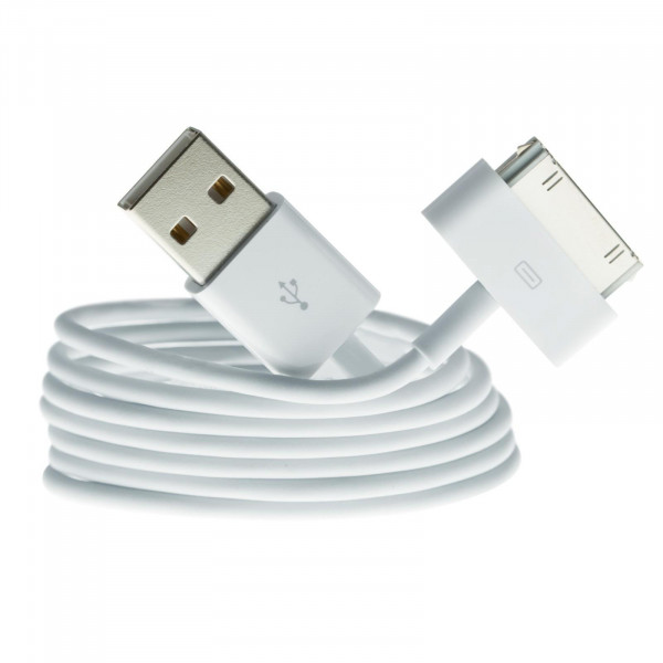 Кабель Apple USB - Apple 30-pin (M/M), 1 м, White (MA591)OEM | ARAGO
