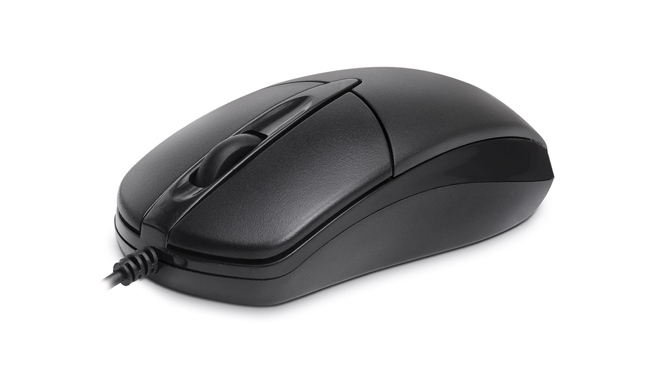 Миша REAL-EL RM-214 Black (EL123200039) | ARAGO