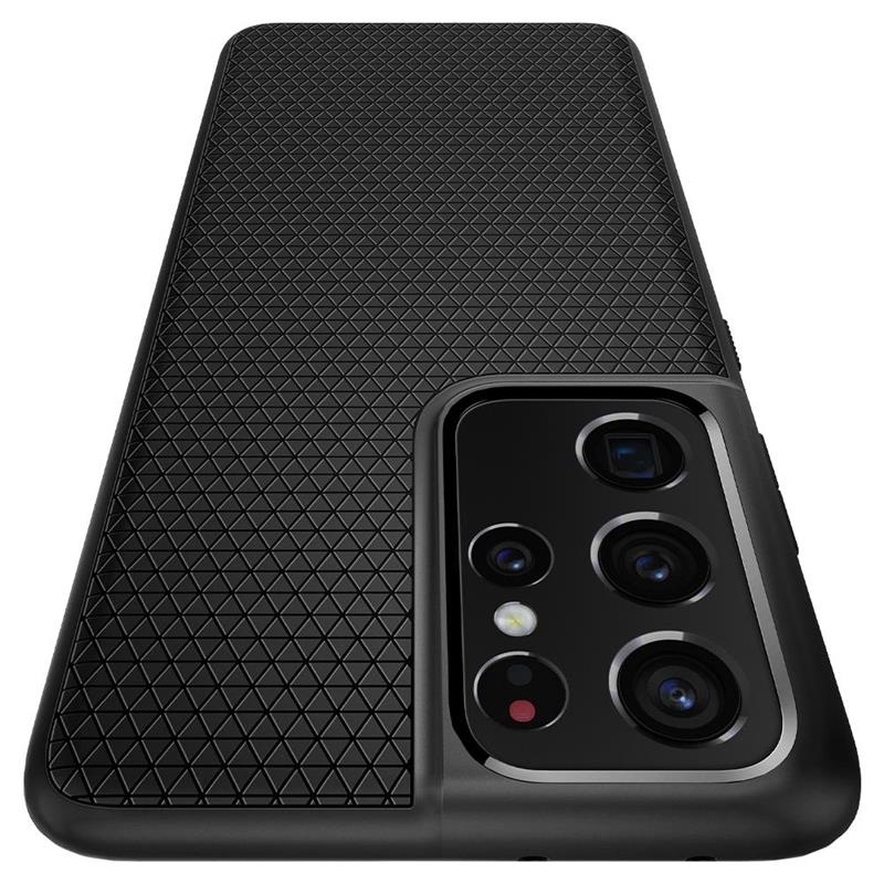 Чeхол-накладка Spigen Liquid Air для Samsung Galaxy S21 Ultra SM-G998 Matte Black (ACS02350) | ARAGO