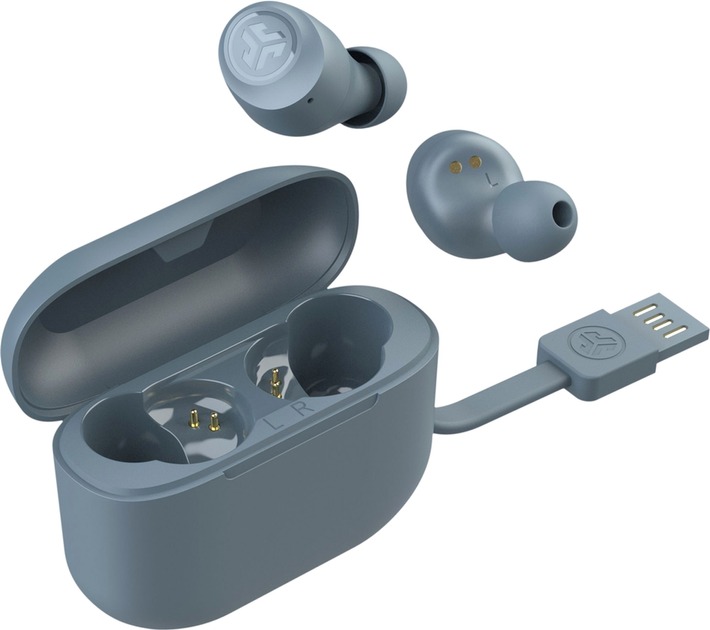 Bluetooth-гарнітура JLab Go Air Pop TWS Grey (IEUEBGAIRPOPRSLT124) | ARAGO