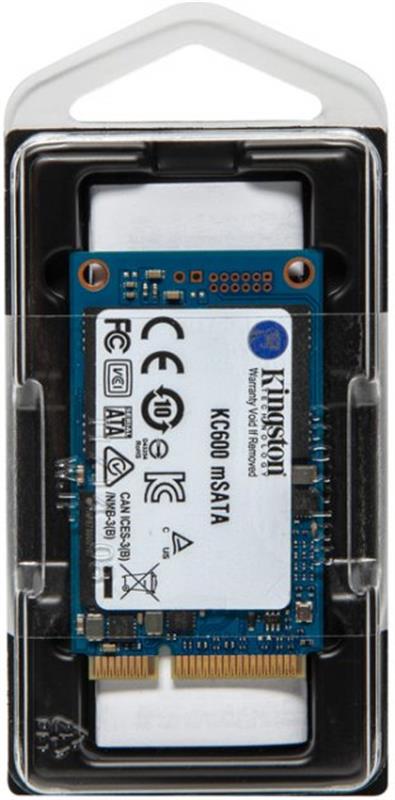 Накопичувач SSD 1ТB Kingston KC600 mSATA SATAIII 3D TLC (SKC600MS/1024G) | ARAGO