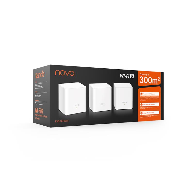 WiFi Mesh система Tenda MX3 (MX3-KIT-3) | ARAGO