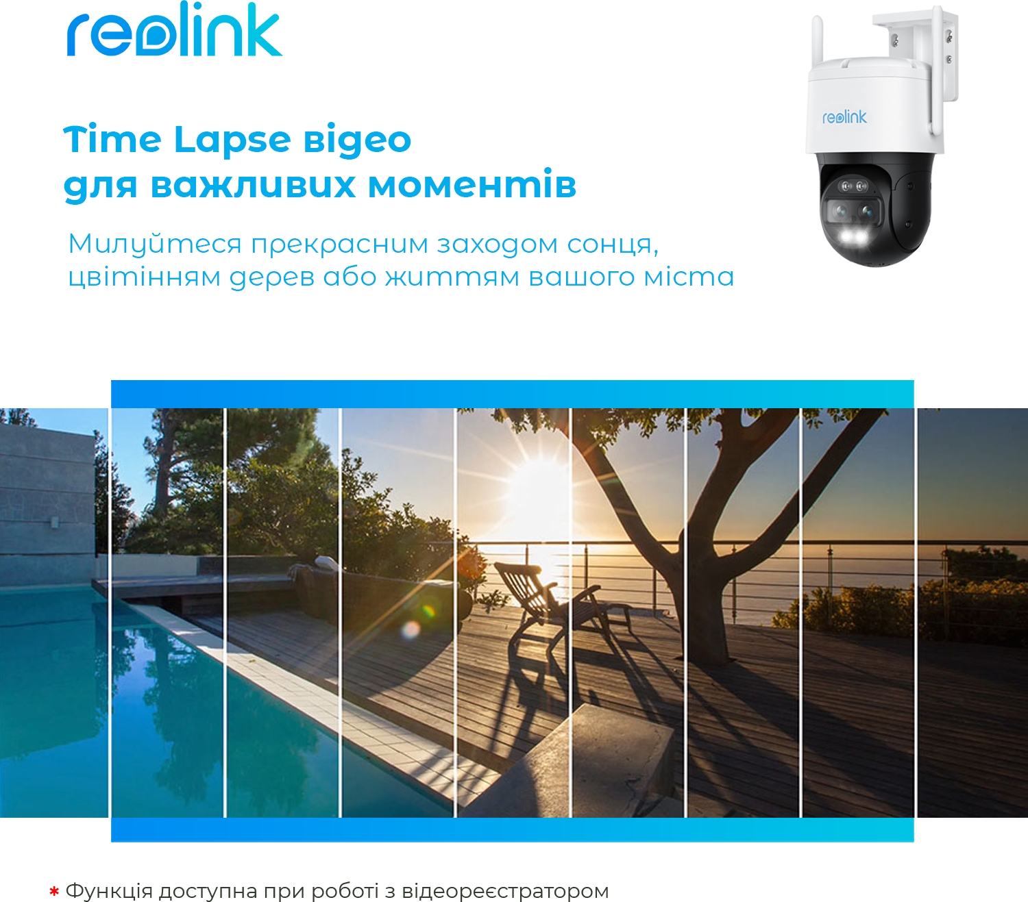 картинка IP камера Reolink TrackMix Wi-Fi от магазина Компания+