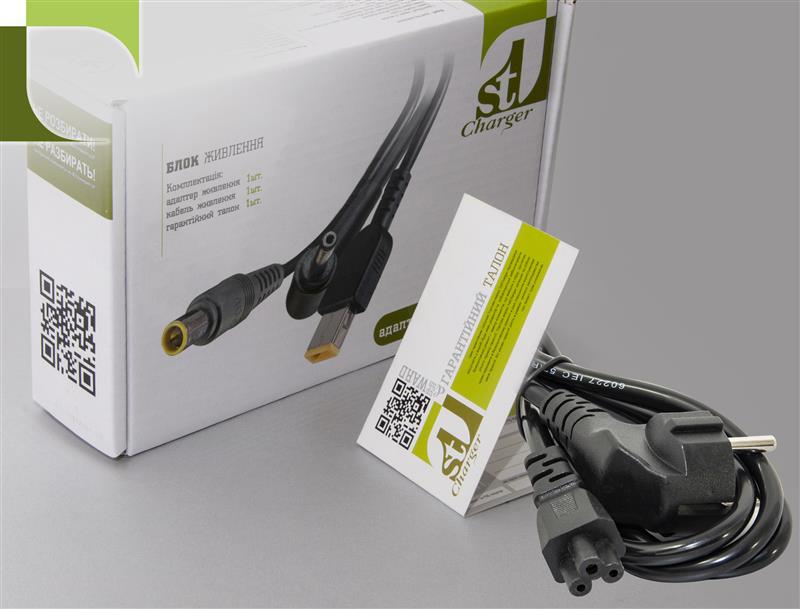 Блок живлення 1StCharger для ноутбука Samsung 12V 40W 3.33A 2.5х0.7мм + каб.живл. (AC1STSA40WB) | ARAGO