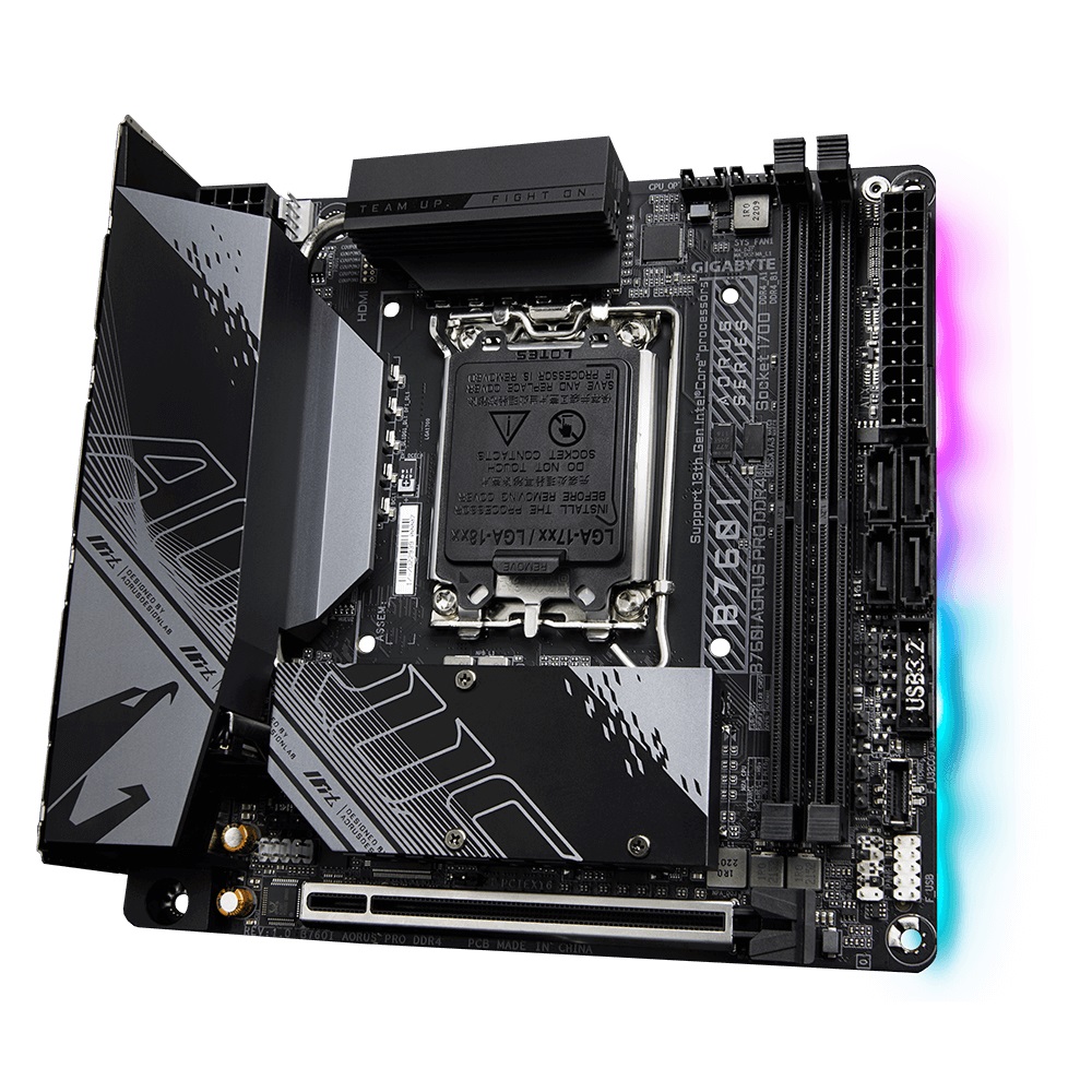 Материнська плата Gigabyte B760I Aorus Pro DDR4 Socket 1700 | ARAGO