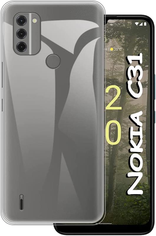 Чохол-накладка BeCover для Nokia C31 Transparancy (708649) | ARAGO