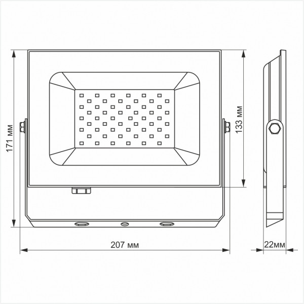картинка LED прожектор TITANUM TLF506 50W 6000K от магазина Компания+