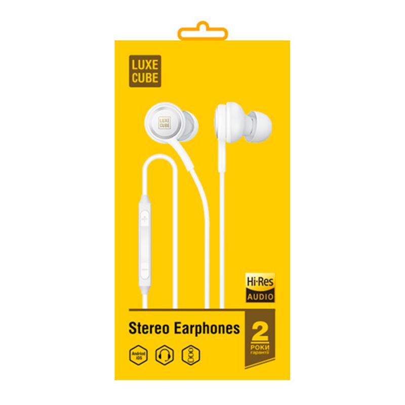 Гарнитура Luxe Cube HiRez Audio White (7775557575655) | ARAGO